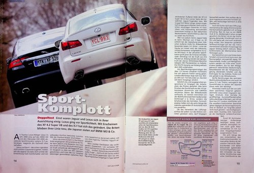 Sport auto 2008 jaguar xf - sport, 05/2008