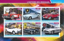 Mini Sheet 2015 ** Vehicules